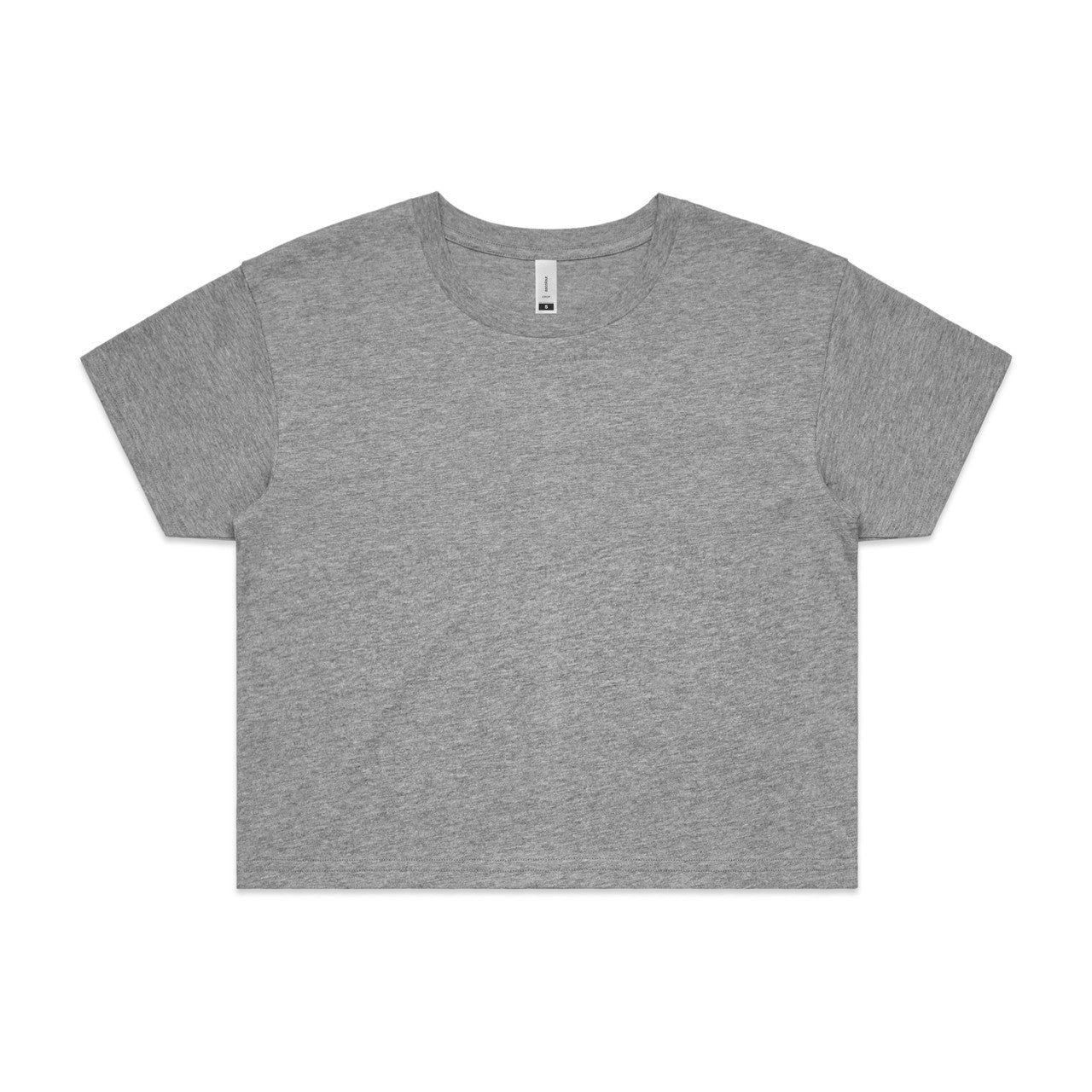 4062 Crop Tee in Grey Marle