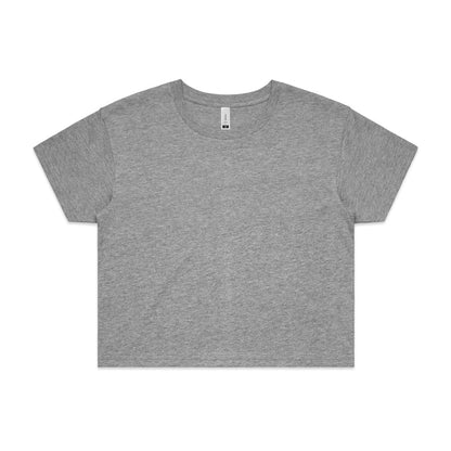 4062 Crop Tee in Grey Marle