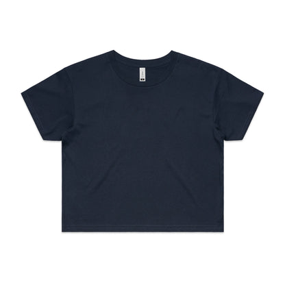 4062 Crop Tee in Navy