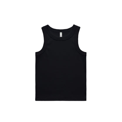 4063G Organic Rib Tank in Black