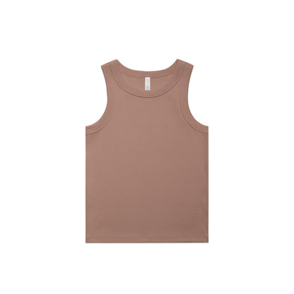 4063G Organic Rib Tank in Hazy Pink