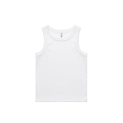 4063G Organic Rib Tank in White