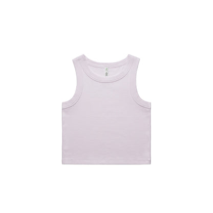 4064G Organic Rib Crop Tank in Orchid