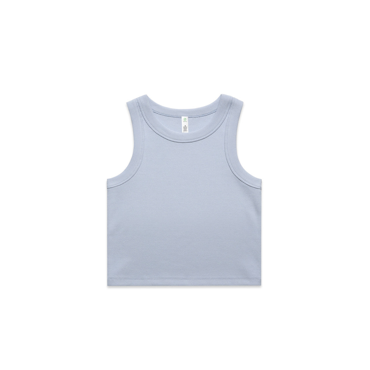 4064G Organic Rib Crop Tank in Powder