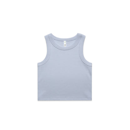 4064G Organic Rib Crop Tank in Powder
