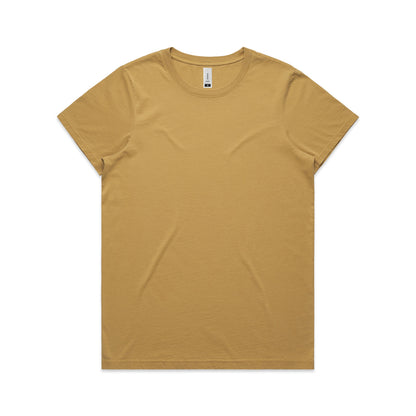 4065 Wos Faded Tee in Faded Mustard