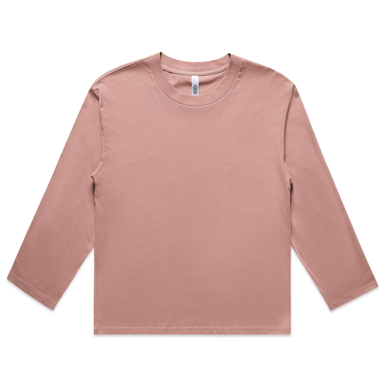 4071 Wos Martina Ls Tee in Hazy Pink