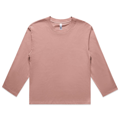 4071 Wos Martina Ls Tee in Hazy Pink