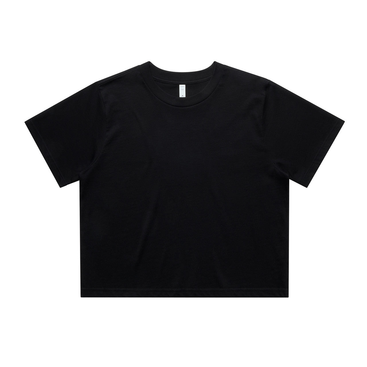 4072 Wos Classic Crop Tee in Black