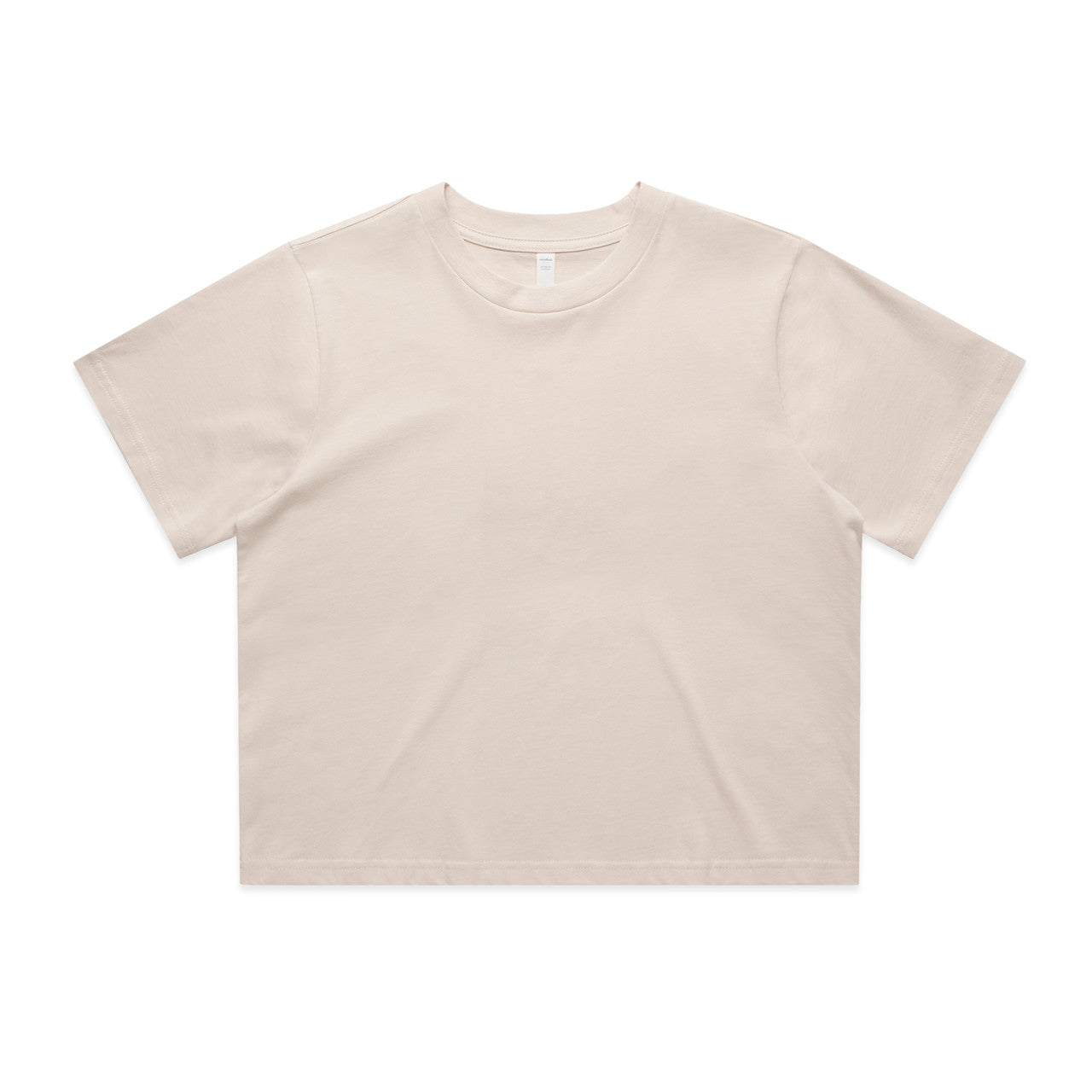 4072 Wos Classic Crop Tee in Bone