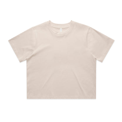 4072 Wos Classic Crop Tee in Bone