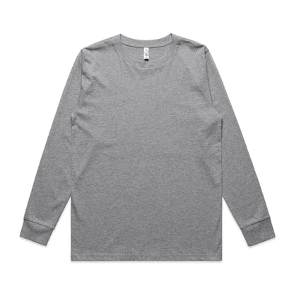 4073 Wos Classic Ls Tee in Grey Marle