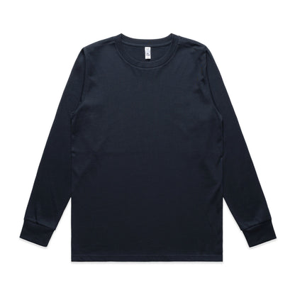 4073 Wos Classic Ls Tee in Navy