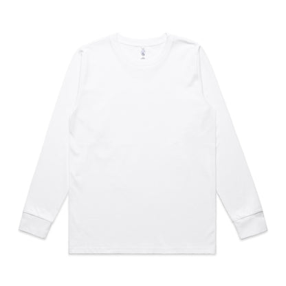 4073 Wos Classic Ls Tee in White