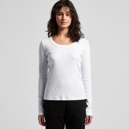 Women's Organic Baby Rib L/S Tee 4075