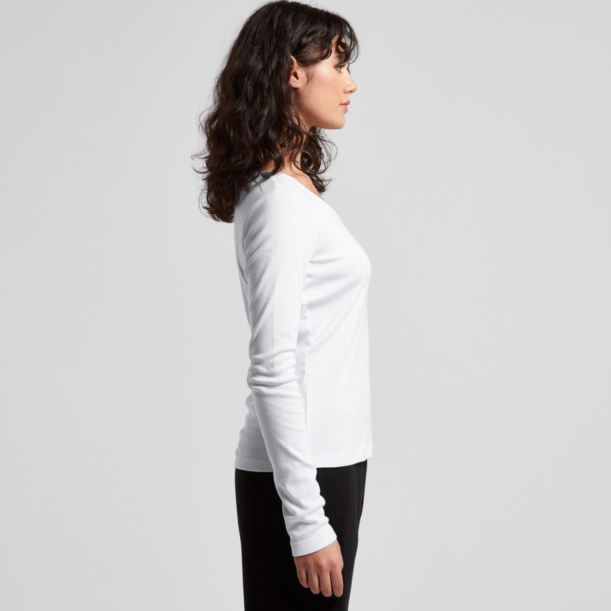 Women's Organic Baby Rib L/S Tee 4075