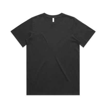 4082 Wos Heavy Faded Tee in Faded Black