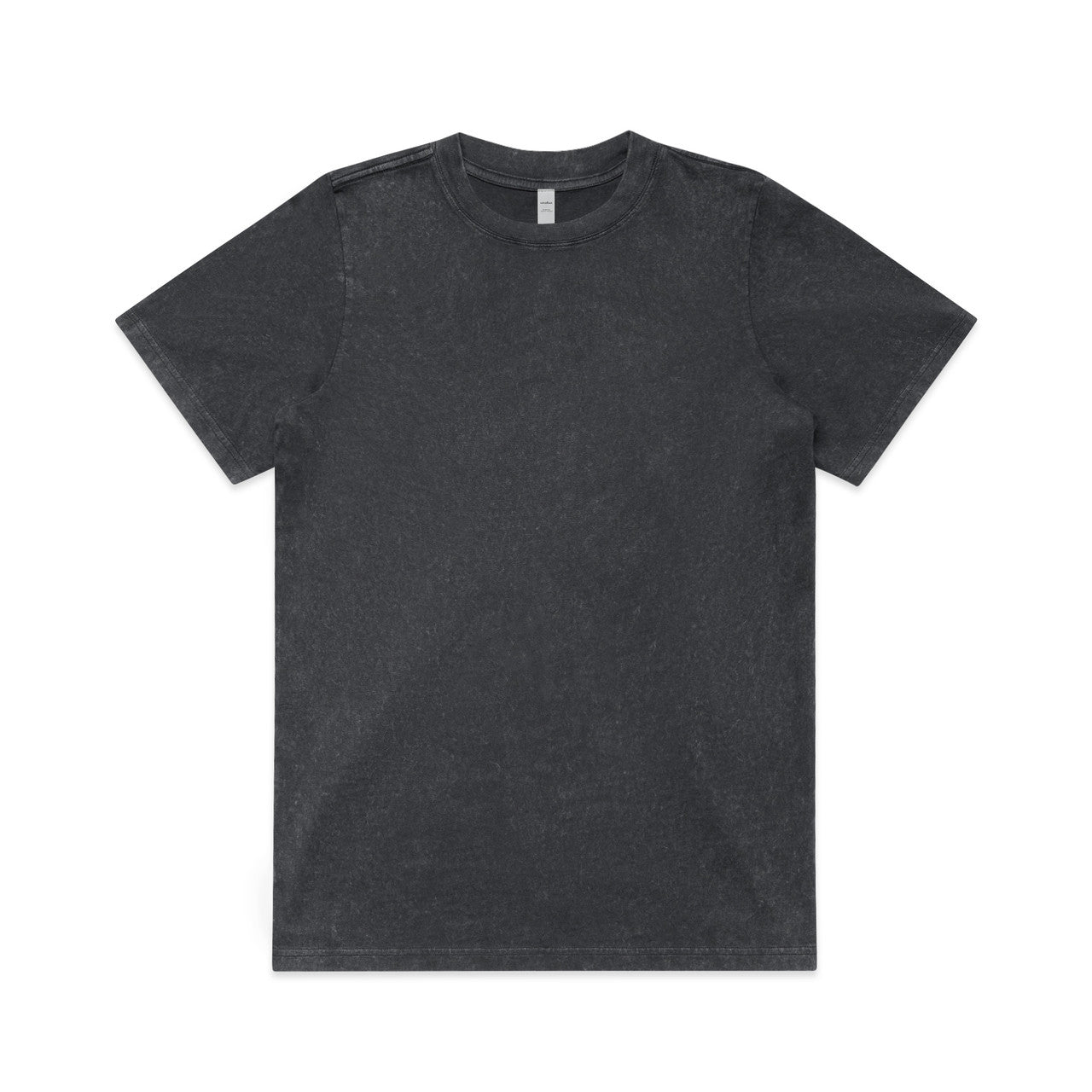 4085 Wos Stone Wash Heavy Tee in Black Stone
