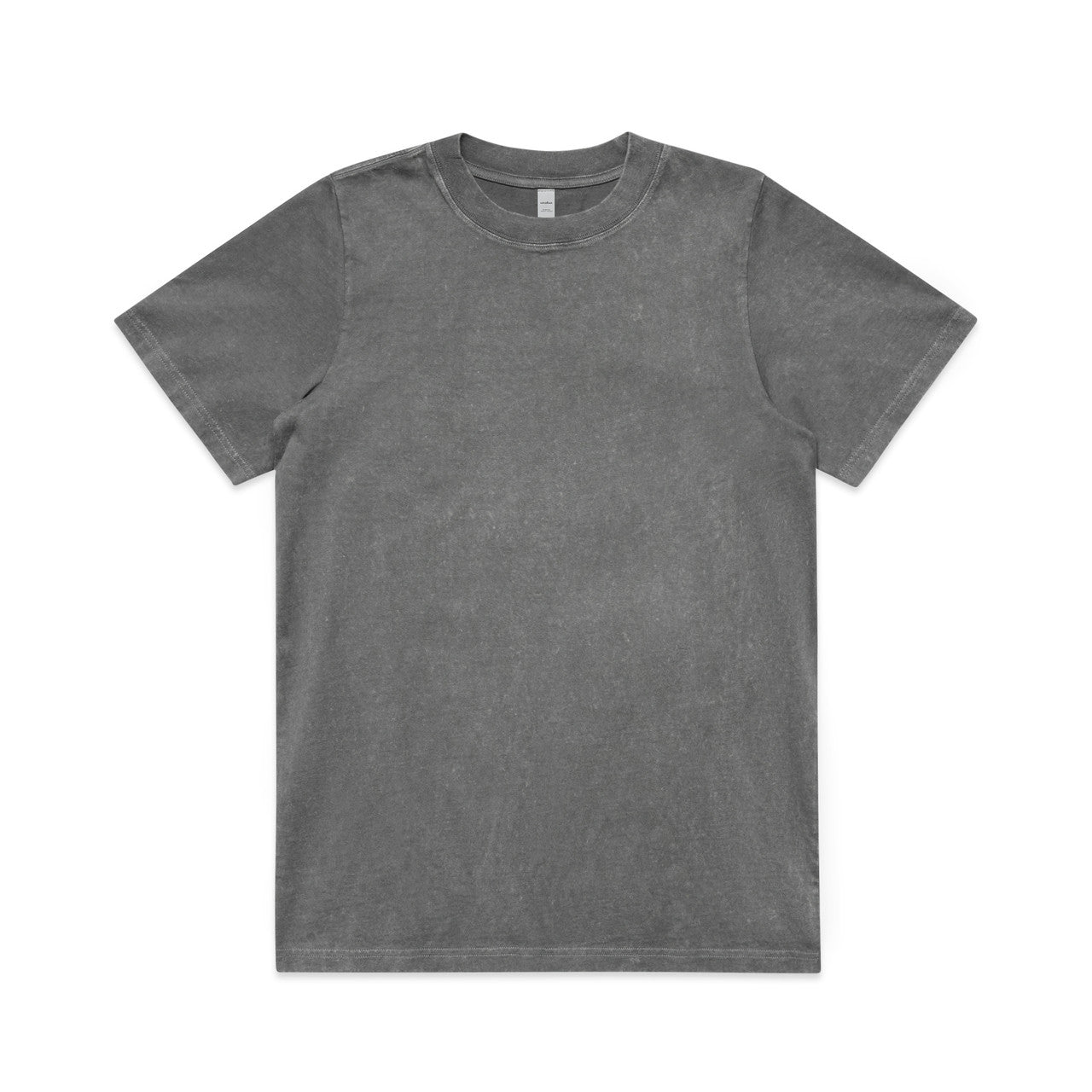 4085 Wos Stone Wash Heavy Tee in Coal Stone