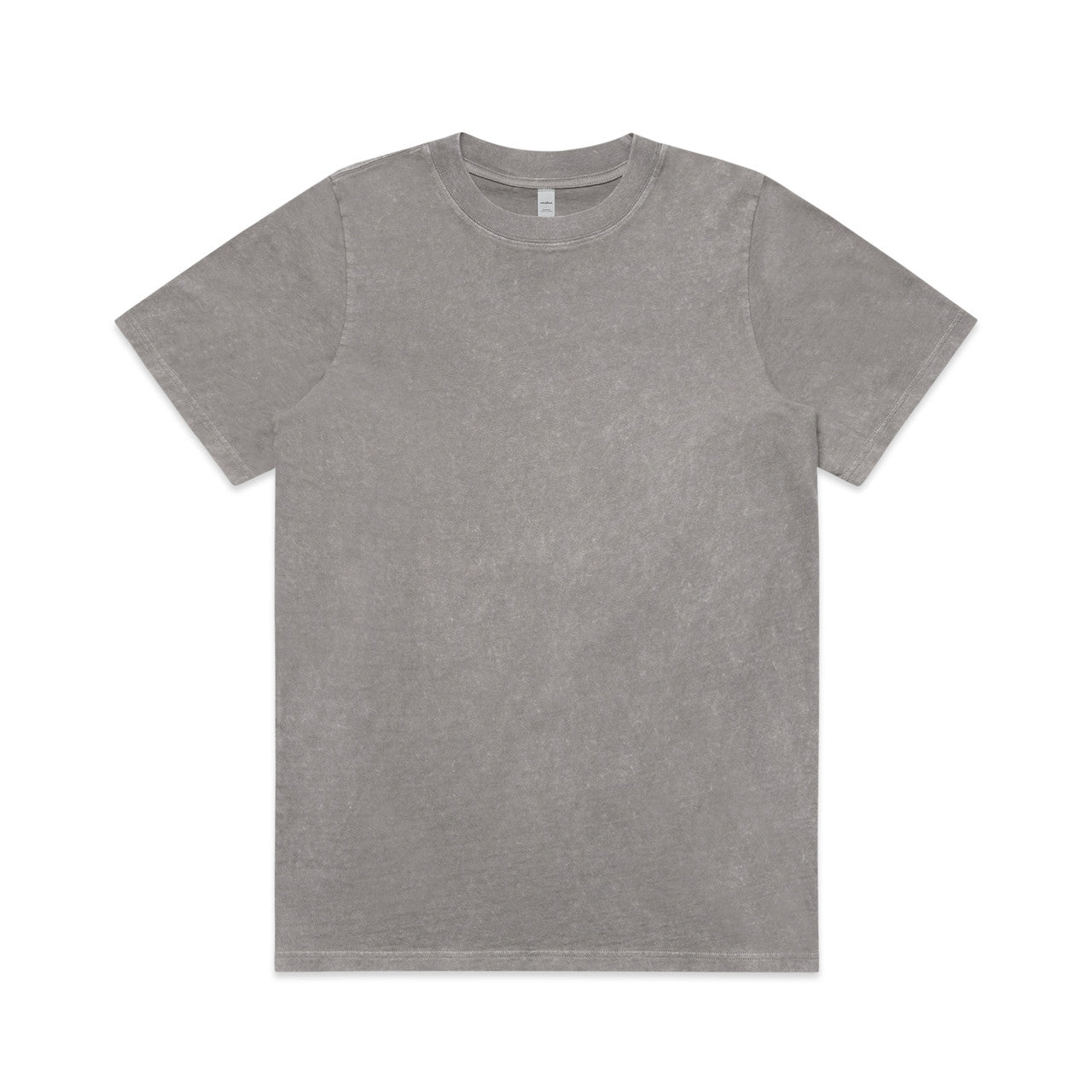 4085 Wos Stone Wash Heavy Tee in Grey Stone