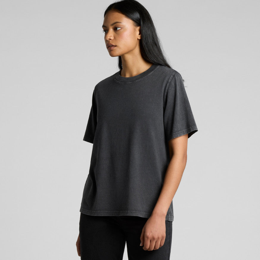 Women's Stone Wash Heavy Tee 4085