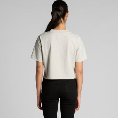 Women's Heavy Faded Crop Tee 4089