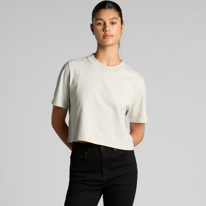 Women's Heavy Faded Crop Tee 4089