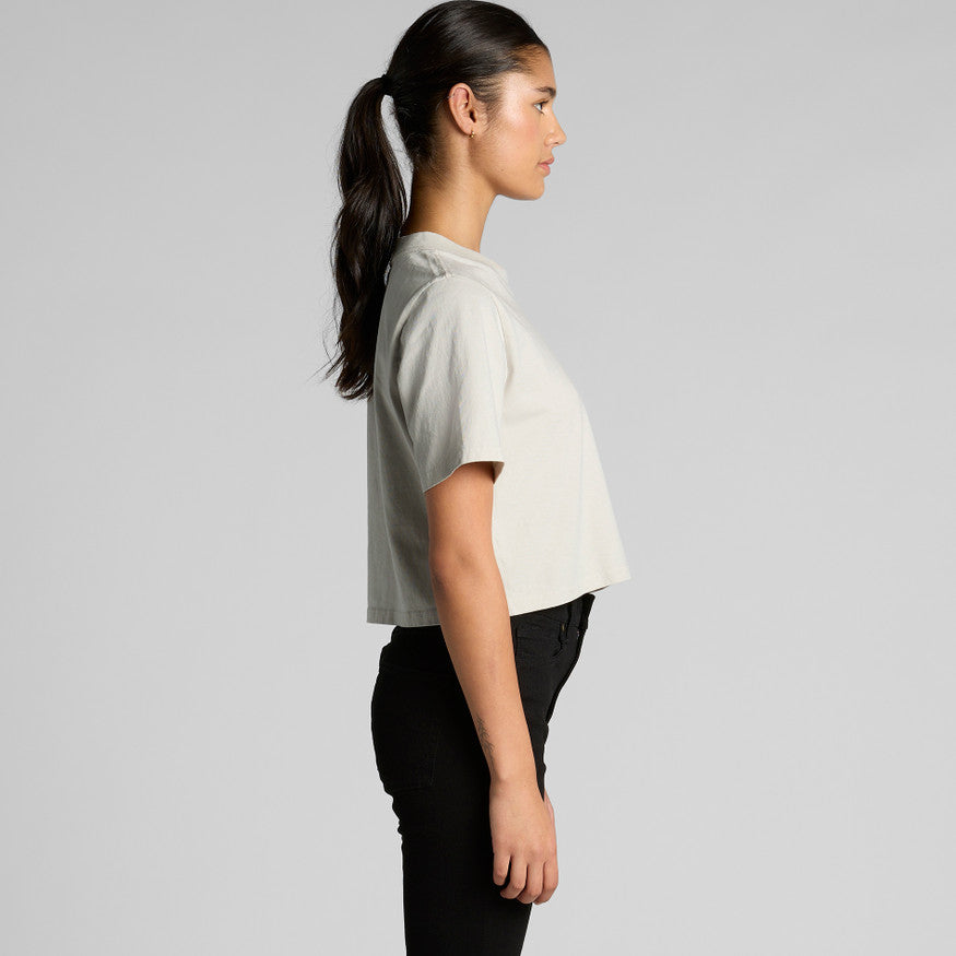 Women's Heavy Faded Crop Tee 4089