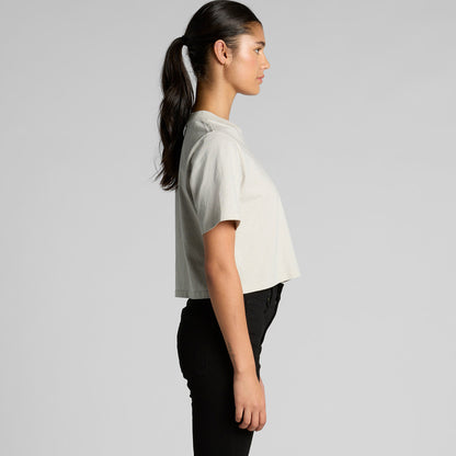 Women's Heavy Faded Crop Tee 4089