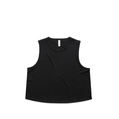 4091 Wos Martina Crop Tank in Black