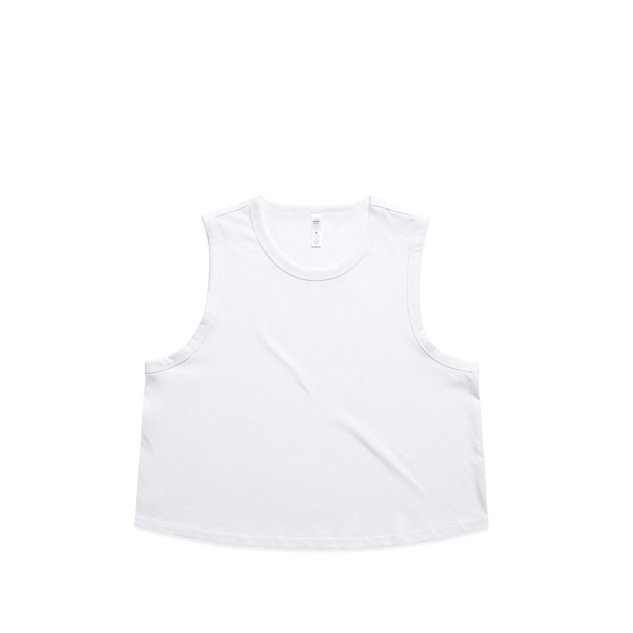 4091 Wos Martina Crop Tank in White
