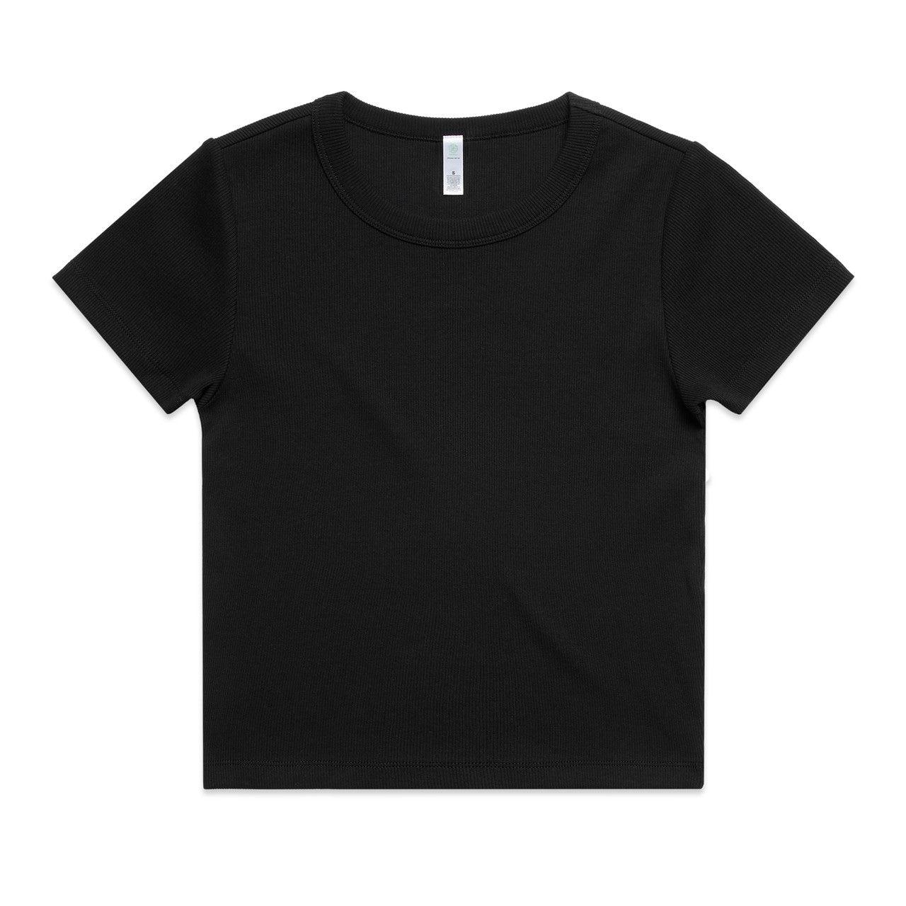 4092G Organic Rib Tee in Black