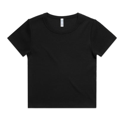 4092G Organic Rib Tee in Black