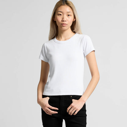 Women's Organic Rib Tee 4092G