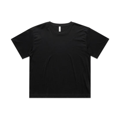 4093 Wos Martina Crop Tee in Black