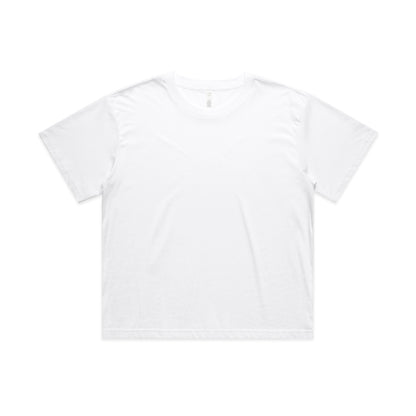 4093 Wos Martina Crop Tee in White