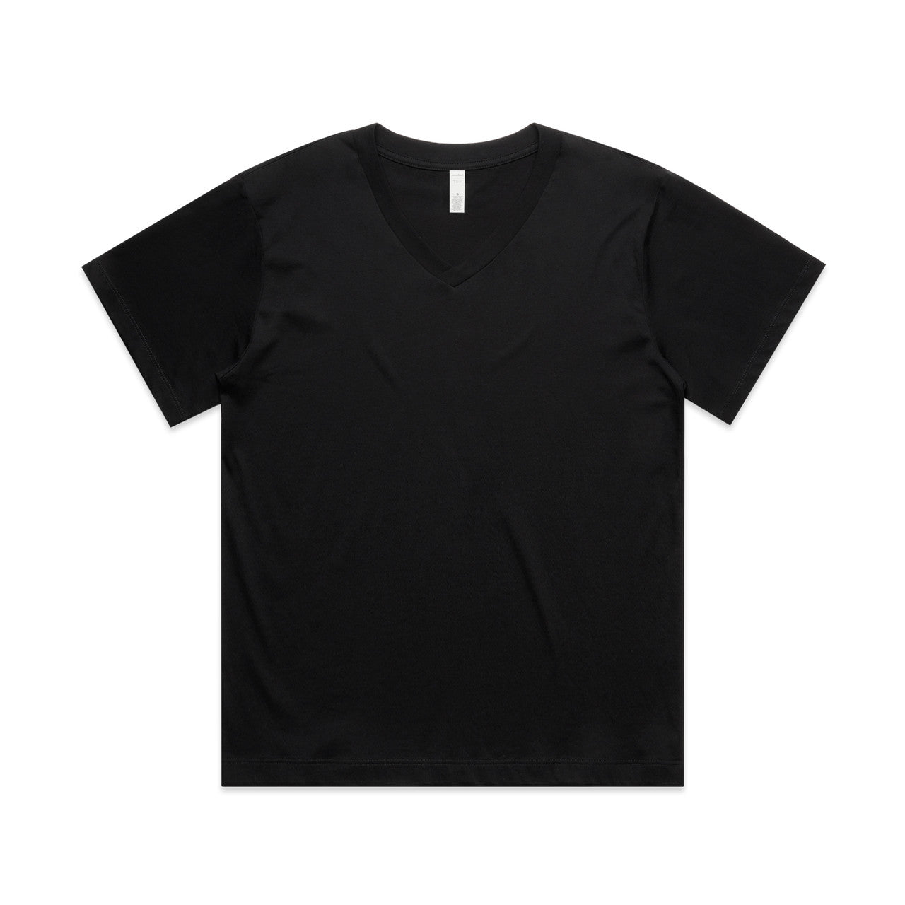 4095 Wos Martina V Neck Tee in Black