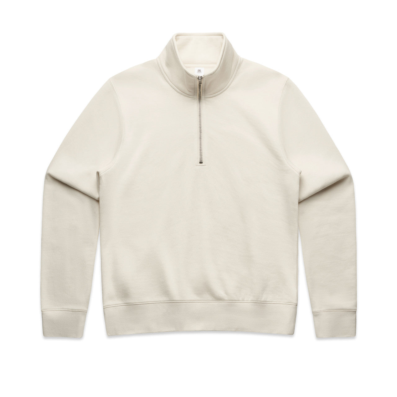 4125 Wos Half Zip Crew in Ecru