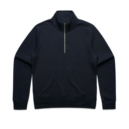 4125 Wos Half Zip Crew in Navy