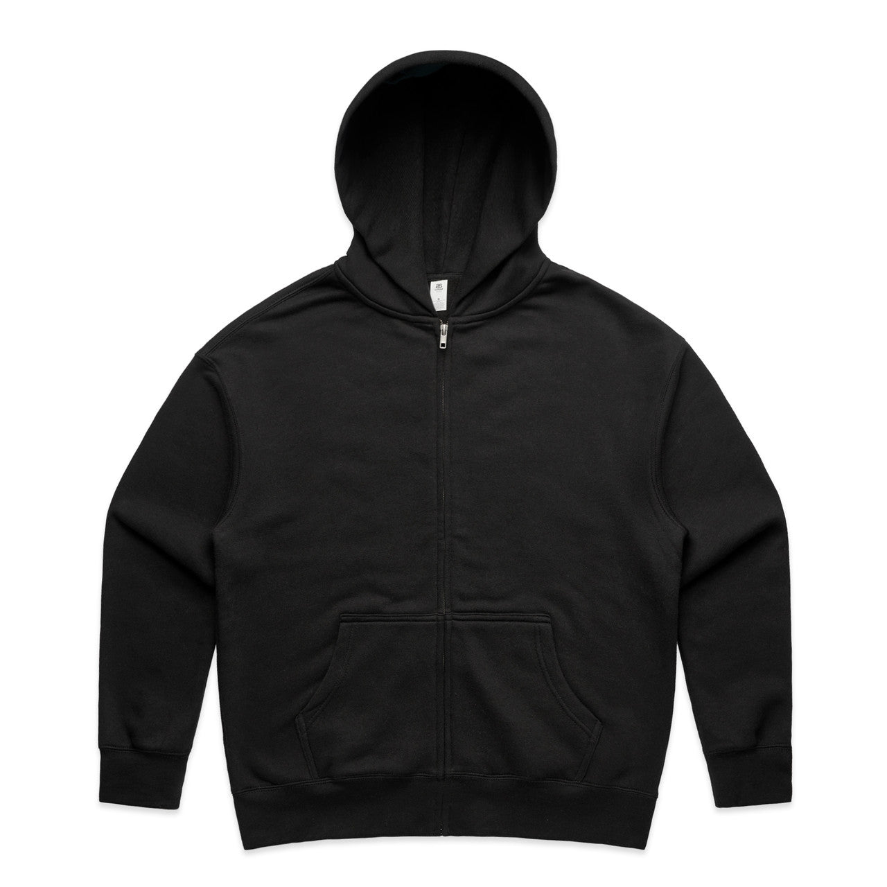 4162 Wos Relax Zip Hood in Black