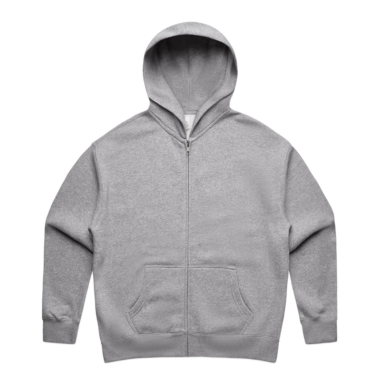 4162 Wos Relax Zip Hood in Grey Marle