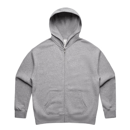 4162 Wos Relax Zip Hood in Grey Marle