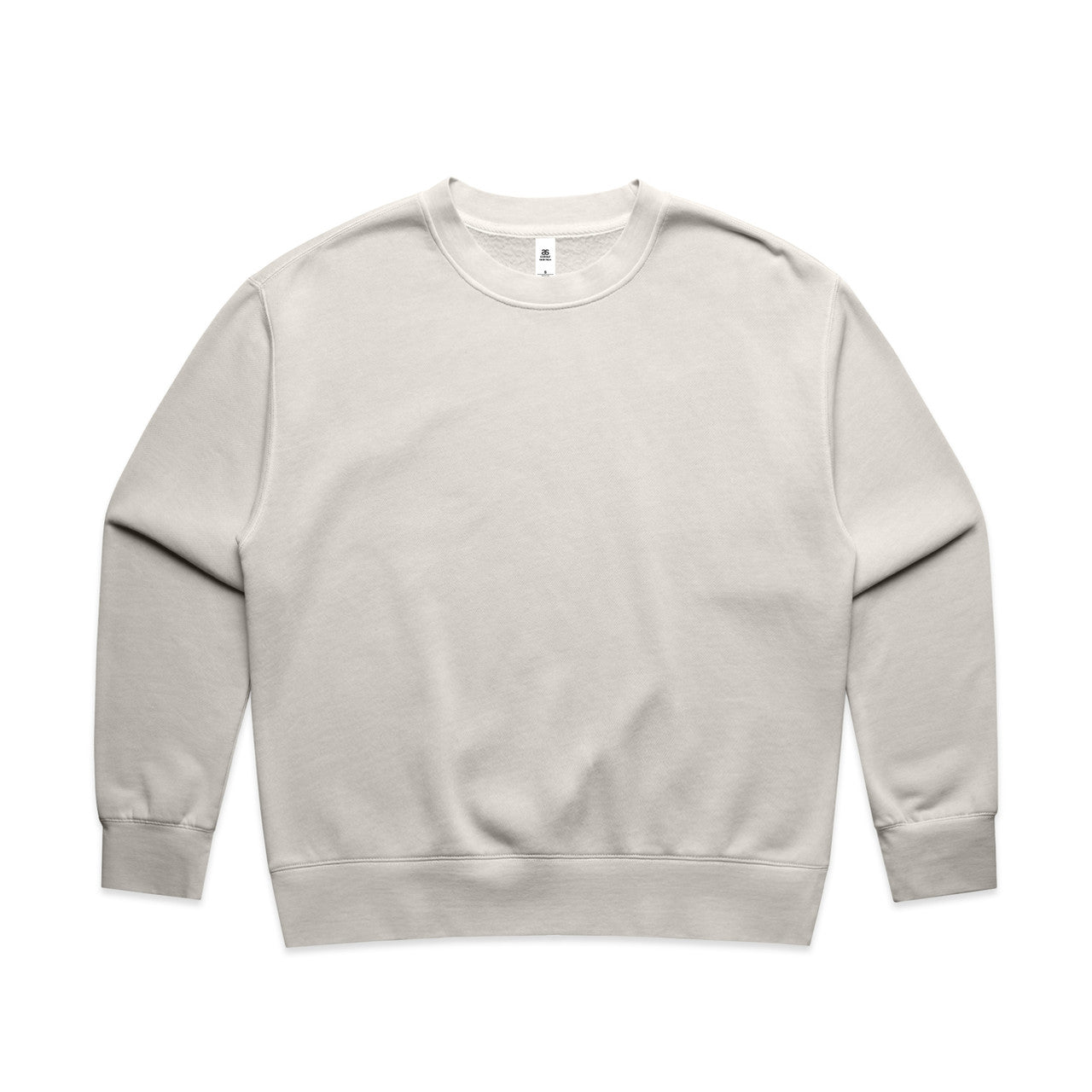 4165 Wos Relax Faded Crew in Faded Bone