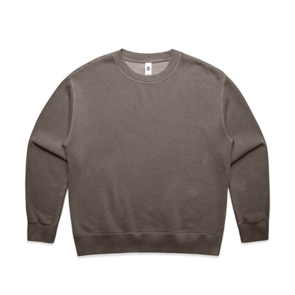 4165 Wos Relax Faded Crew in Faded Grey