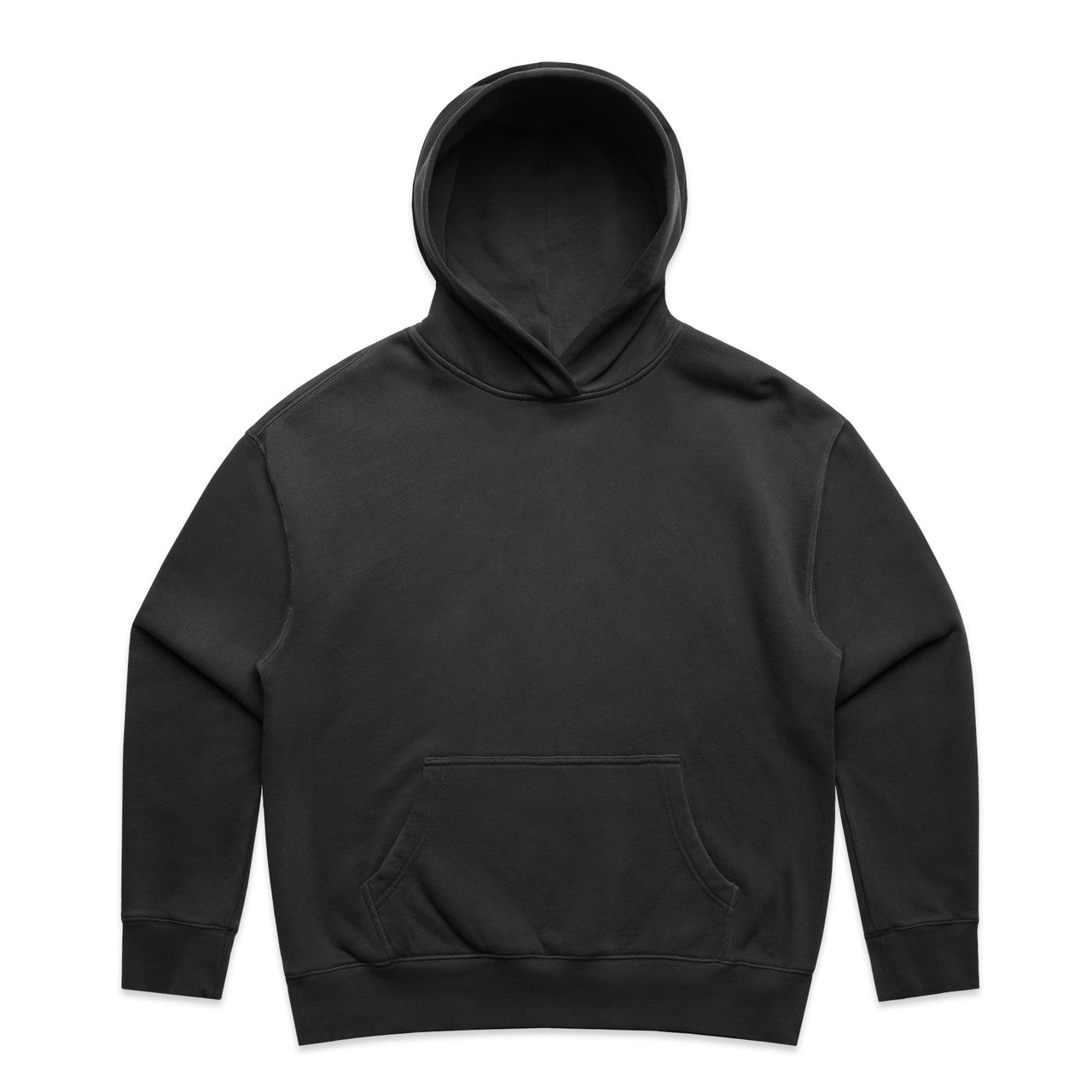 4166 Wos Relax Faded Hood in Faded Black
