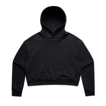 4168 Wos Relax Crop Hood in Black