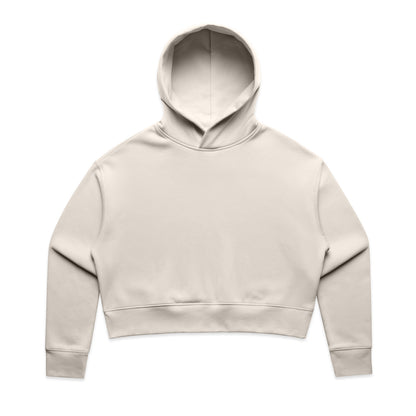 4168 Wos Relax Crop Hood in Bone