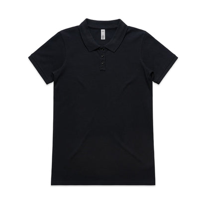4411 Wos Pique Polo in Navy