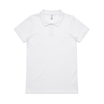4411 Wos Pique Polo in White