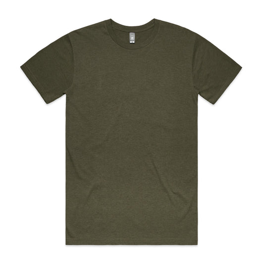 5001M Staple Marle Tee in Army Marle